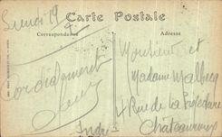 VINTAGE POSTCARD Palais of Compiegne Chambre has Coucher L Imperatrice