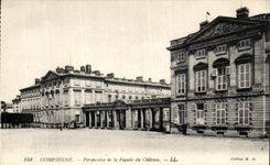 VINTAGE POSTCARD Compiegne View of the Frontage of the Castle
