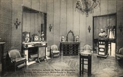 VINTAGE POSTCARD Special Collection of the Palate of Compiegne Boudoir of the Empresses Marie Louise and Eugenie