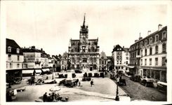 VINTAGE POSTCARD Compiegne Places L Town hall