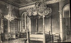 VINTAGE POSTCARD Compiegne Room of L Empress