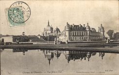 VINTAGE POSTCARD Castle of Chantilly Seen from has L is