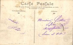 VINTAGE POSTCARD Castle of Chantilly Seen from has L is