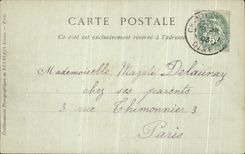 VINTAGE POSTCARD Castle of Chantilly the Frontage