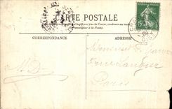 VINTAGE POSTCARD Castle Of Chantilly Entered of the Vault