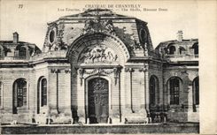 VINTAGE POSTCARD Castle Of Chantilly Stables