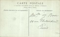 VINTAGE POSTCARD Castle Of Chantilly the House of Silvie