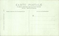 VINTAGE POSTCARD Castle Of Chantilly Departure of the Slope