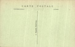 VINTAGE POSTCARD Castle Of Chantilly the Frontage and the Vault