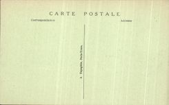 VINTAGE POSTCARD Castle Of Chantilly the Frontage and the Vault