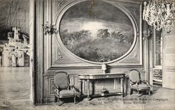 VINTAGE POSTCARD Special Collection of the Night Palate of Compiegne Re examined