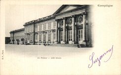 VINTAGE POSTCARD Compiegne the palate Right wing