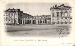 VINTAGE POSTCARD Castle Of Compiegne Principal Frontage