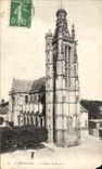 VINTAGE POSTCARD Compiegne L Church Holy Jacques