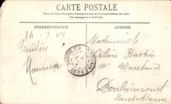 VINTAGE POSTCARD Compiegne L Church Holy Jacques