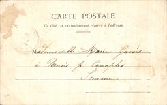 VINTAGE POSTCARD Compiegne the Park the MUSE