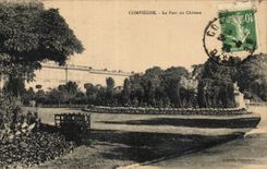 VINTAGE POSTCARD Compiegne the Park Of the Castle