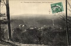 VINTAGE POSTCARD Panorama of the Head of St Jean Drill of Compiegne