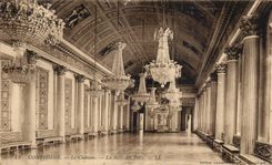 VINTAGE POSTCARD Compiegne the Castle the Village hall