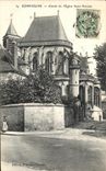 VINTAGE POSTCARD Compiegne Apse of L Church Saint Antoine