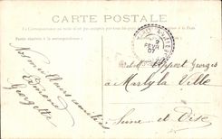 VINTAGE POSTCARD Compiegne Apse of L Church Saint Antoine