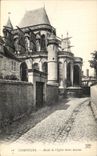 VINTAGE POSTCARD Compiegne Apse of L Church Saint Antoine