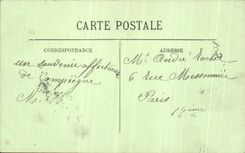 VINTAGE POSTCARD Compiegne the Tower Jeanne D Arc