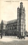 VINTAGE POSTCARD Compiegne Church Jacques Saint