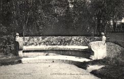 VINTAGE POSTCARD Compiegne Bench of Napoleon 1st