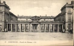 VINTAGE POSTCARD Compiegne Frontage of the Castle