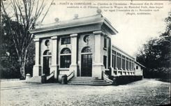 VINTAGE POSTCARD Drill of Compiegne Clearing of L Militaria armistice