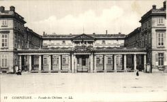 VINTAGE POSTCARD Compiegne Frontage of the Castle