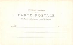 VINTAGE POSTCARD Castle of Compiegne Living room of Marie Antoinette