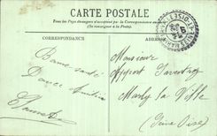 VINTAGE POSTCARD Compiegne Seen In the park