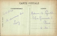 VINTAGE POSTCARD Compiegne the Castle Seen of the park