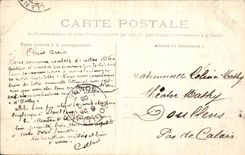 VINTAGE POSTCARD Compiegne the Castle principal Frontage
