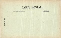 VINTAGE POSTCARD Castle of Compiegne Chambre has Coucher of Napoleon 1st