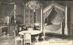 VINTAGE POSTCARD Compiegne Chareau Chambre has to lay down L emperor