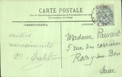 VINTAGE POSTCARD Compiegne the Castle Reception room of the foreign sovereigns