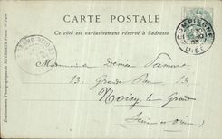 VINTAGE POSTCARD Castle of Compiegne the hall D honor