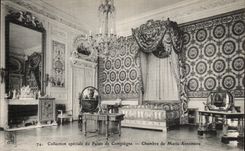 VINTAGE POSTCARD Palate of Compiegne Room of Marie Antoinette