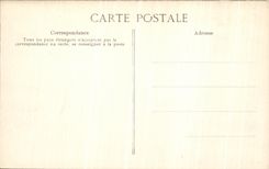 VINTAGE POSTCARD Palate of Compiegne Castle Village halls