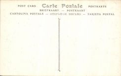 VINTAGE POSTCARD Palais of Compiegne Chambre has to sleep of Marie Antoinette