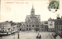 VINTAGE POSTCARD Compiegne Town hall