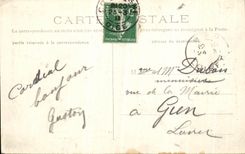 VINTAGE POSTCARD Compiegne Castle Room of L emperor