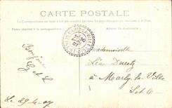 VINTAGE POSTCARD Compiegne Apse of L Church Saint Antoine