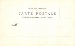 VINTAGE POSTCARD Castle of Compiegne Room of the guards