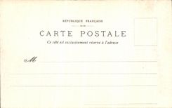 VINTAGE POSTCARD Castle of Compiegne Living room of rest of the imperial prince