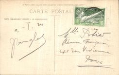 VINTAGE POSTCARD Compiegne avenues