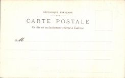 VINTAGE POSTCARD Castle of Compiegne Dining room